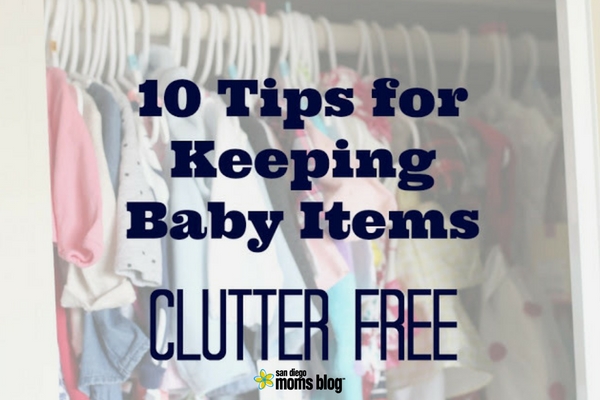 organize baby items