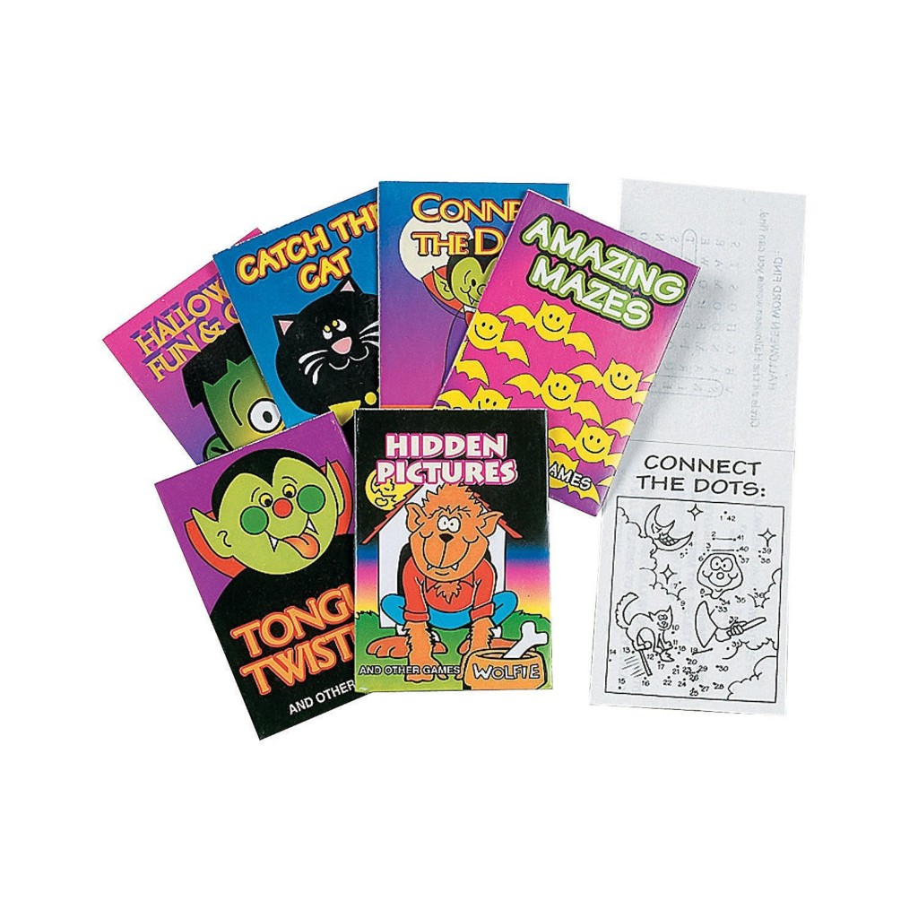 10 Treats Sans Sweet To Give Out This Halloween; #1 Mini Game Books