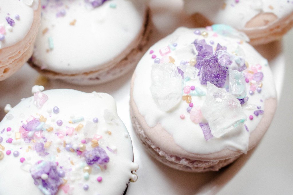 Sweet Struck crystal decorated french macarons