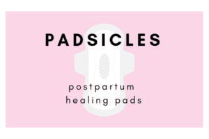 postpartum healing pads