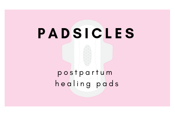 postpartum healing pads
