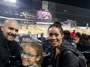 Family time at Supercross