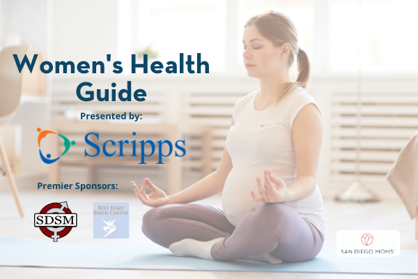 Women's health guide button