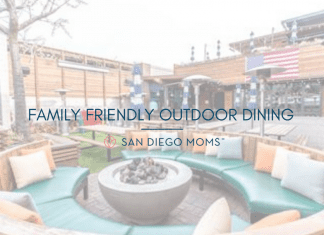 family friendly outdoor dining