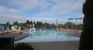 Beach entry pool at the Legoland Castle hotel