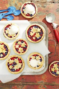 photo of mini berry pies