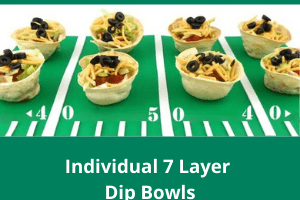 Individual 7 Layer Dip Bowls