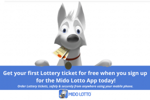 Get your first ticket for free when you sign up today! Order Lottery tickets, safely & securely from anywhere using your mobile phone.-2