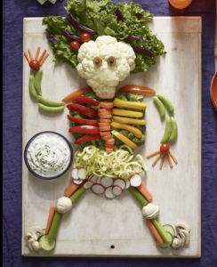 Skeleton Vegetable Platter