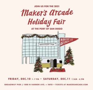 San Diego Makers Arcade Holiday Fair flyer