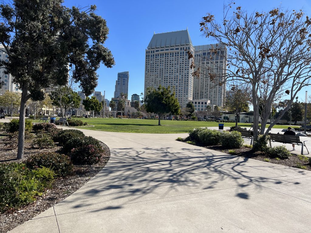 visit downtown San Diego public parks