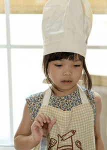 Girl in Chef Hat