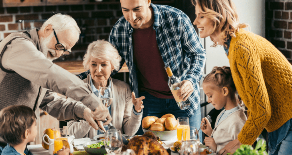 family holiday dinner