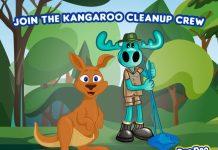 kangaroo and moose cartoon image