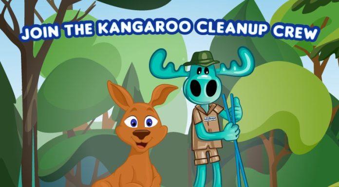 kangaroo and moose cartoon image
