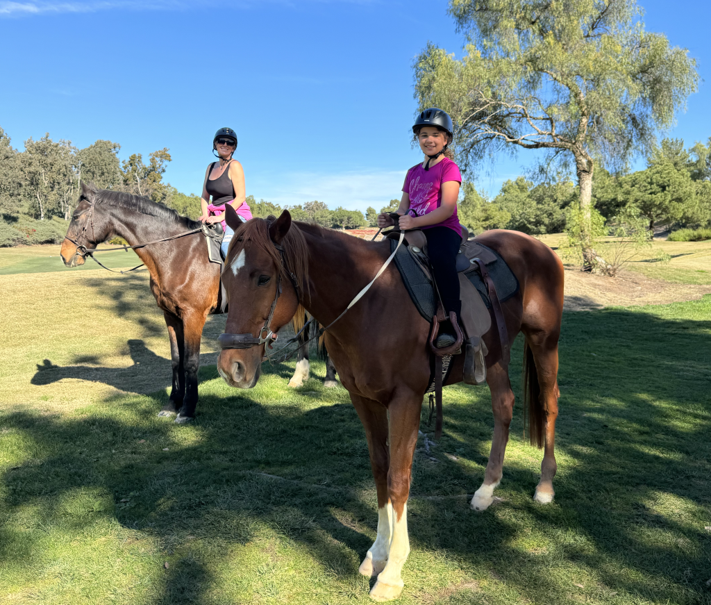 luxury family getaway equestrian ride