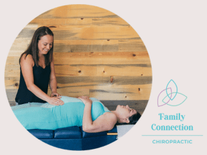chiropractice session oan new mom